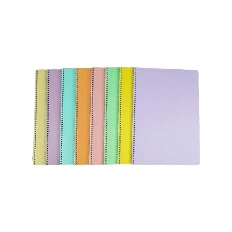 MyNote Flex Pastel PP Kapak Spiralli Defter A5 60 Yaprak Kareli 12 Li Paket