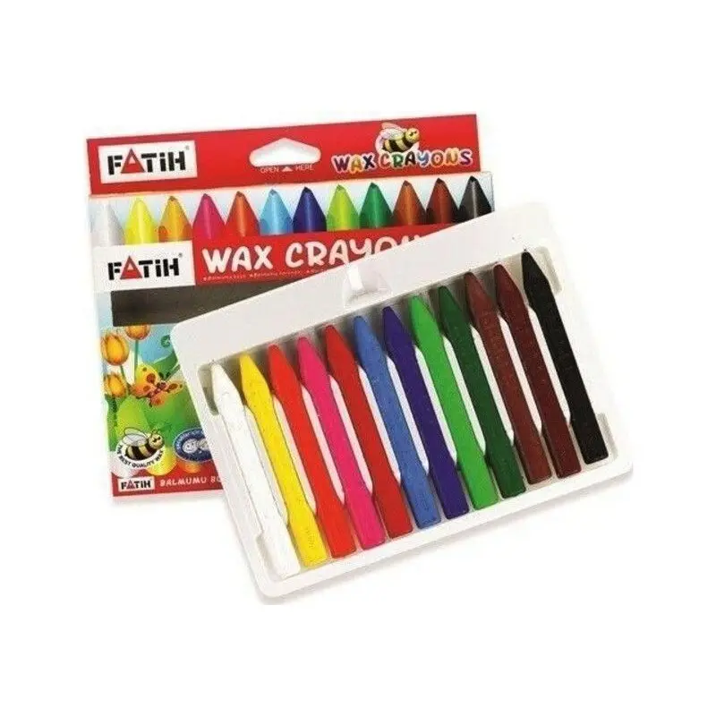 Fatih 50220 Wax Crayon Jumbo Mum Boya 12 Renk