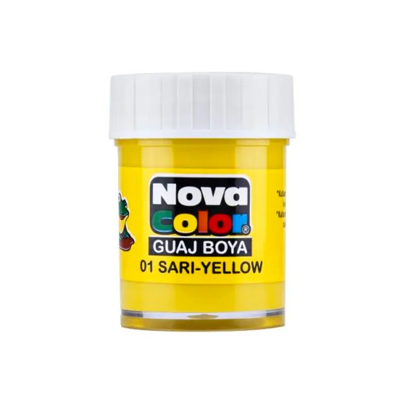Nova Color NC-103 Guaj Boya Şişe 25 ML Sarı x 12 Li Kutu