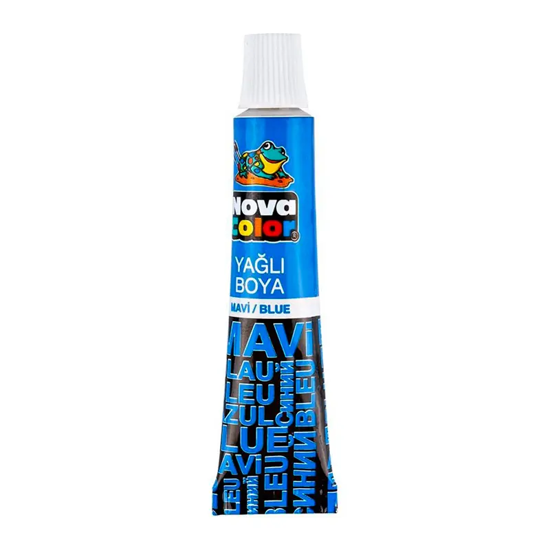 Nova Color Yağlı Resim Boyası Tüp Mavi x 12 Li Kutu