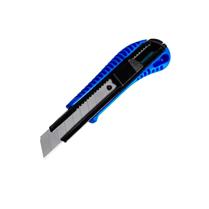 Kraf 629G Metal Ağızlı Plastik Geniş Maket Bıçağı x 24 Lü Stand