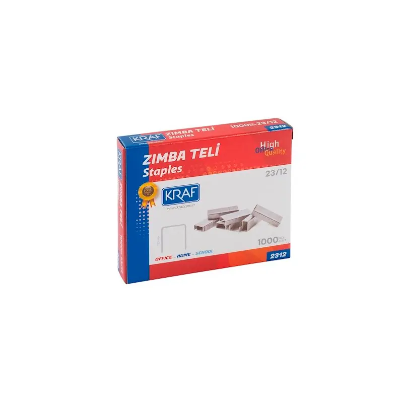Kraf 2312 Zımba Teli No:23/12 x 1000 Li Kutu