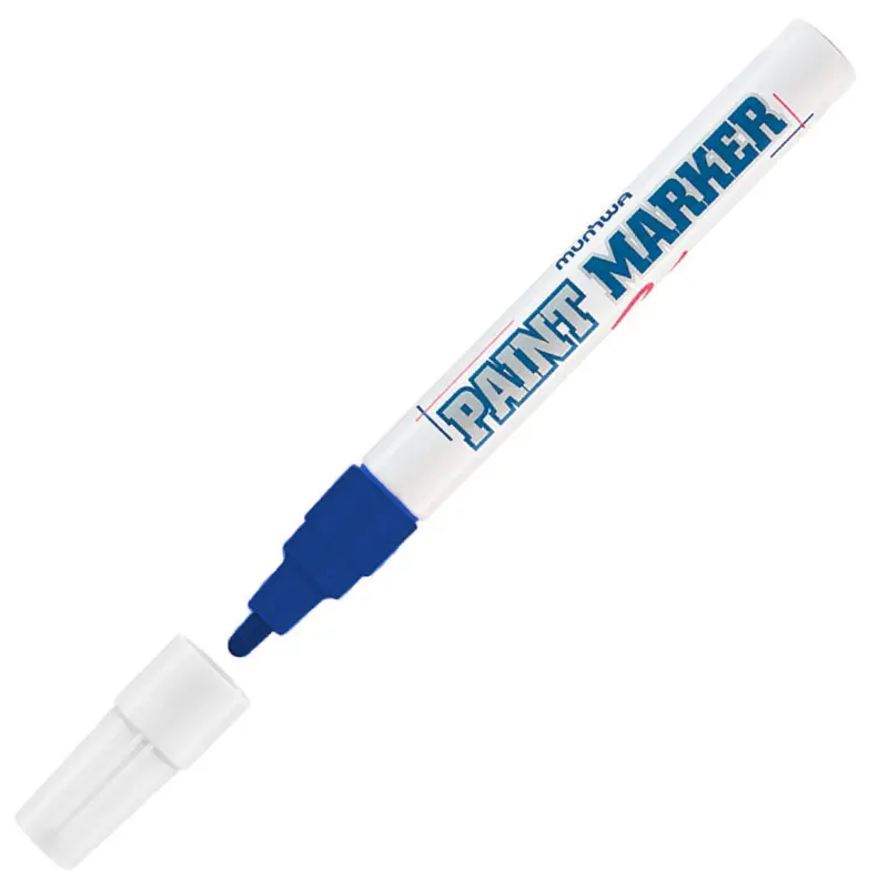 Munhwa Paint Marker Kalem Medium 4.5mm Mavi x 12 Li Kutu