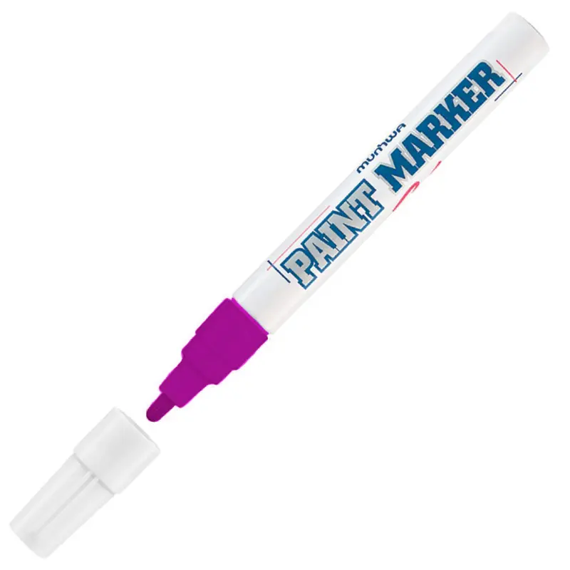 Munhwa Paint Marker Kalem Medium 4.5mm Pembe x 12 Li Kutu