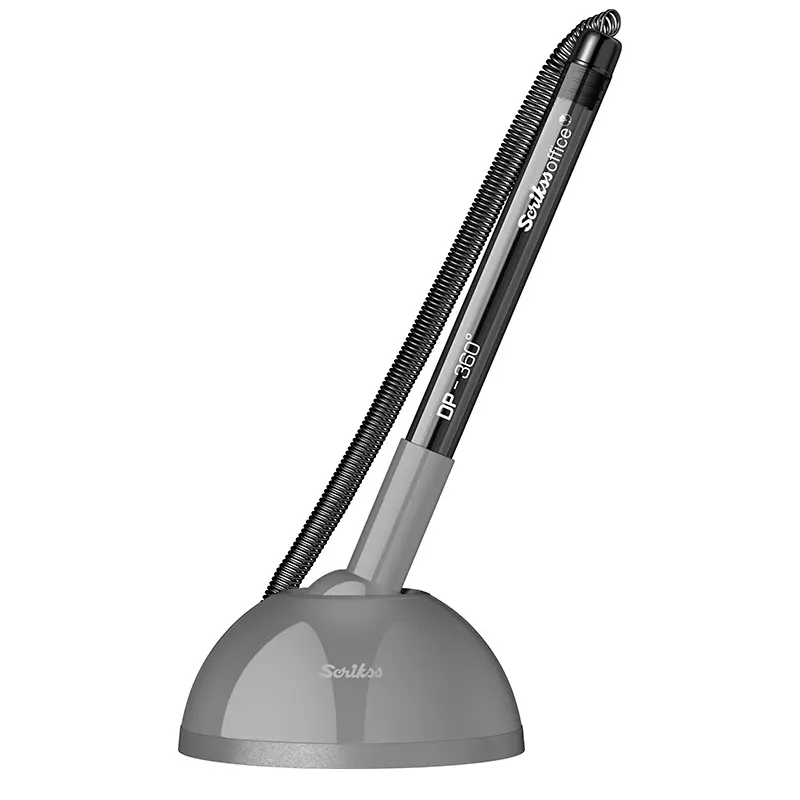 Scrikss DP-360 Spiralli Jel Tükenmez Masa Kalemi 0.7mm Gri