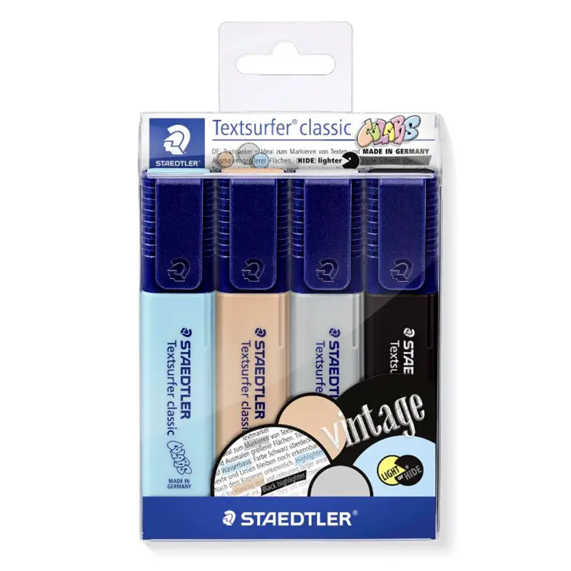 Staedtler 364 Textsurfer Classic Pastel Fosforlu Kalem 4 Renk
