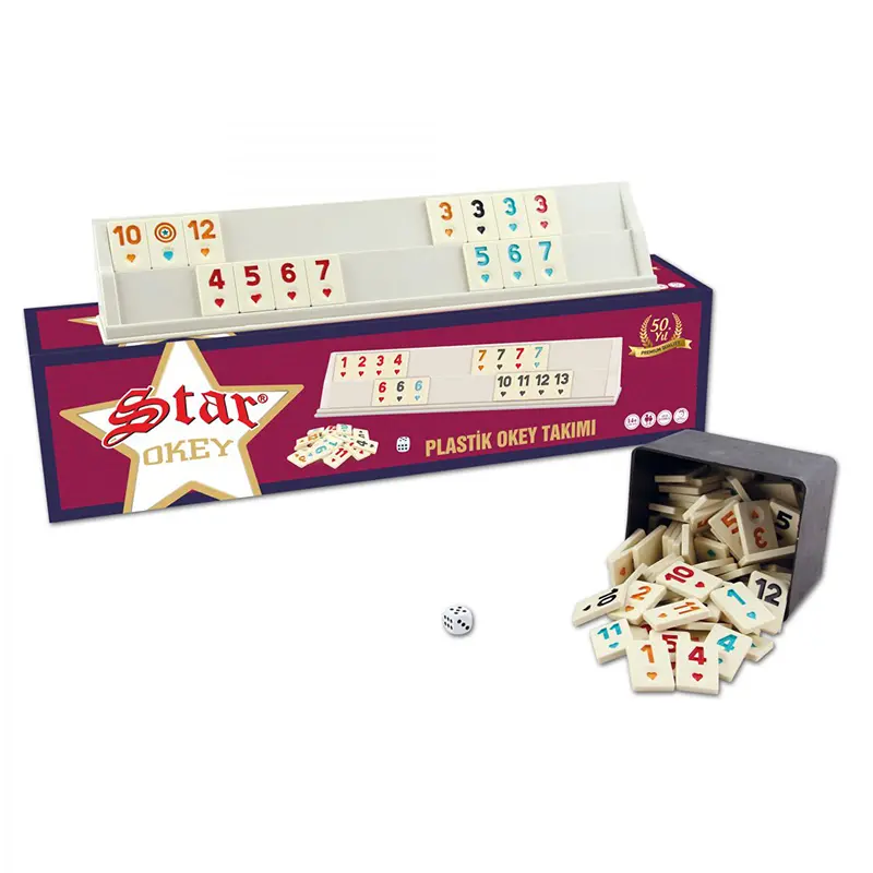 Star 1010051 Plastik Okey Takımı