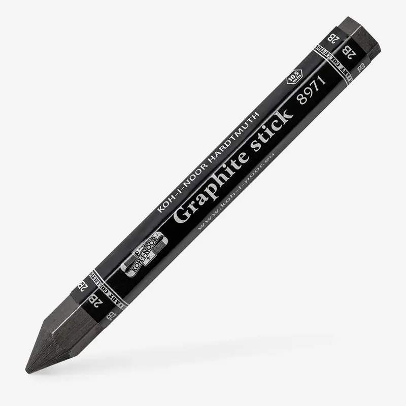 Südor 8971 Koh-i-Noor Jumbo Graphite Stick Ağaçsız Kalın Grafit Füzen Kalem 2B x 12 Li Kutu