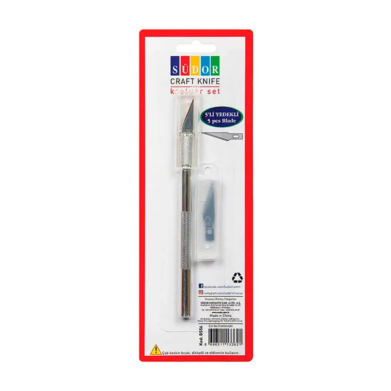 Südor BS56 Kretuar Set + 5 Yedek Bıçak