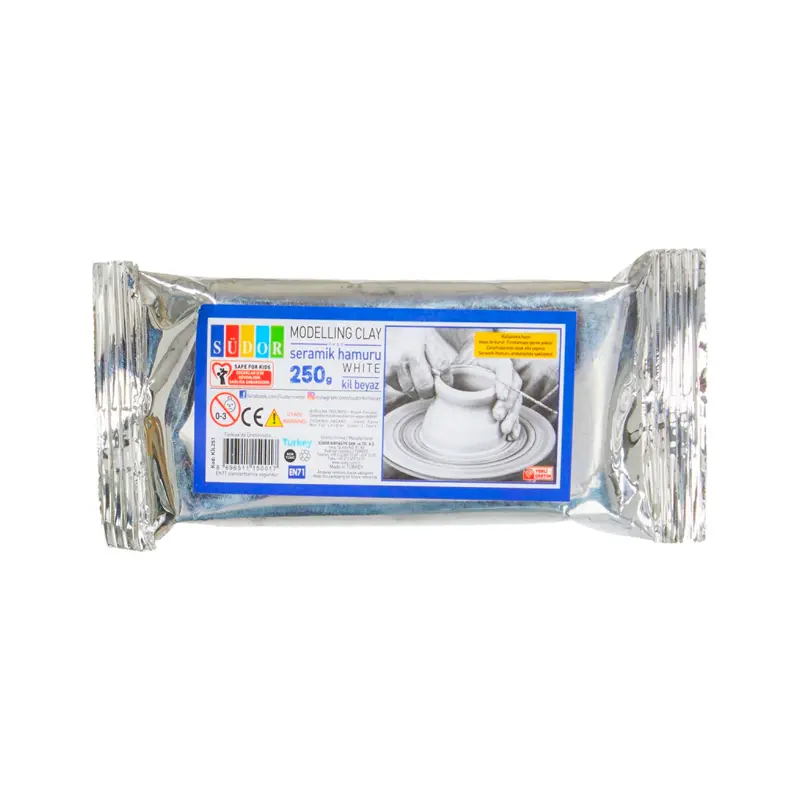 Südor Seramik Hamuru 250 Gr. Beyaz