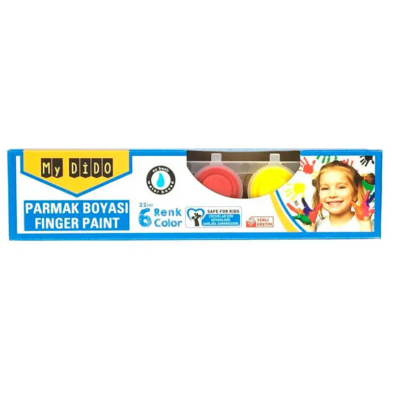 Südor My Dido Parmak Boyası 6 Renk x 22 ML Takım Pet