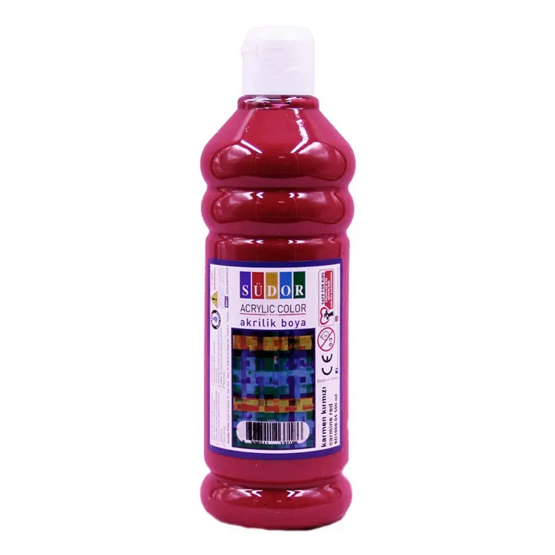 Südor SD1009 Akrilik Boya 500 ML Karmen Kırmızı