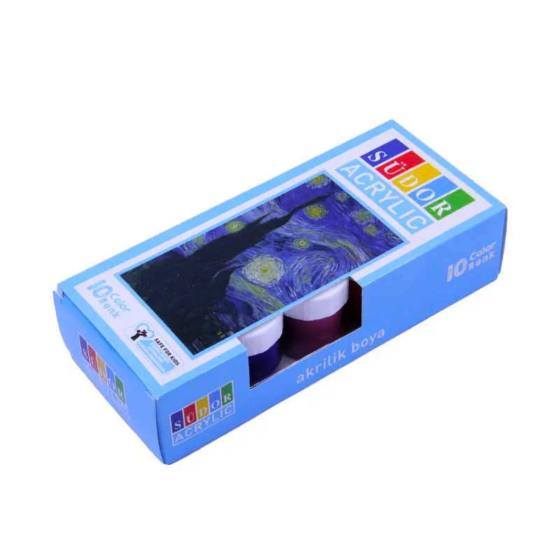 Südor Akrilik Boya 10 Renk x 20 ML Takım Pet