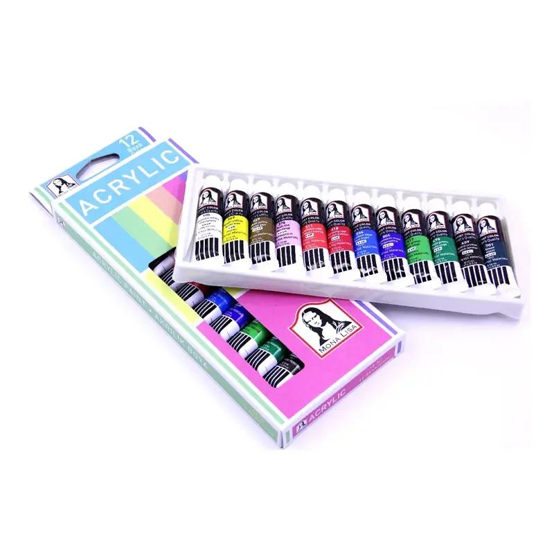 Südor Mona Lisa Akrilik Boya 12 Renk x 12 ML Tüp