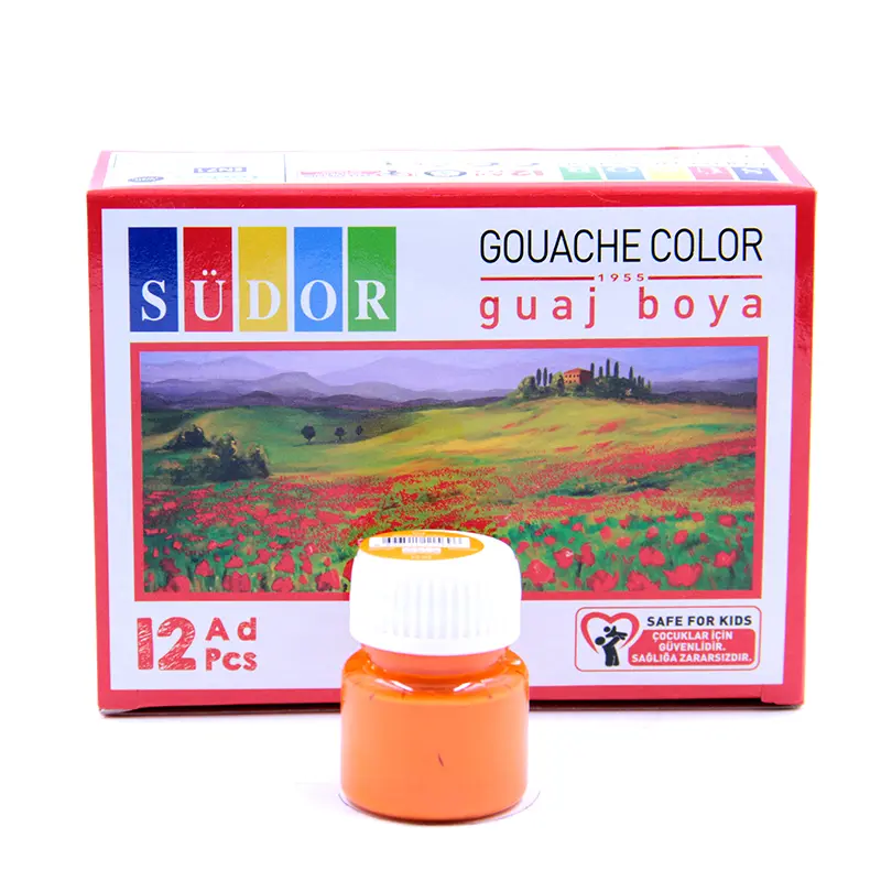 Südor Guaj Boya Şişe 15 ML Turuncu x 12 Li Kutu