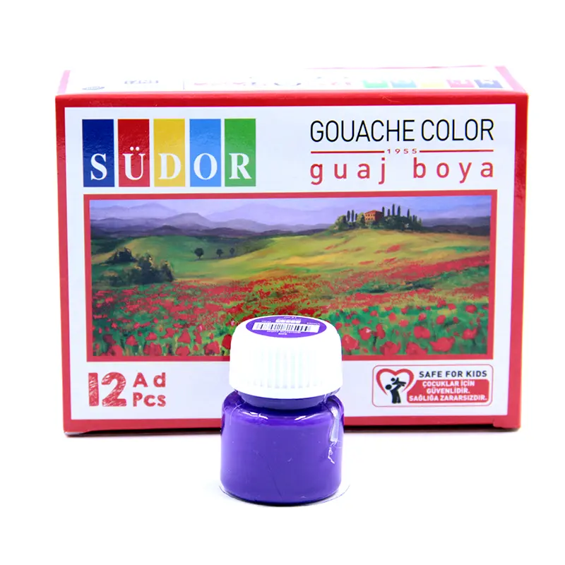 Südor Guaj Boya Şişe 15 ML Mor x 12 Li Kutu