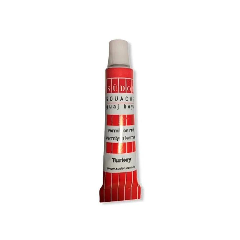 Südor Guaj Boya Tüp 8.5 ML Vermiyon Kırmızı x 12 Li Kutu