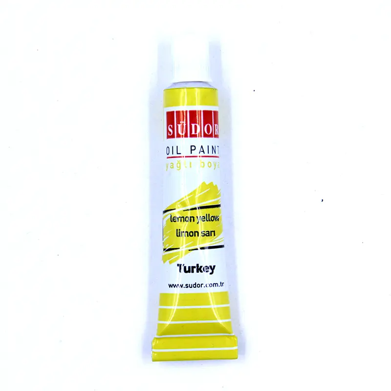 Südor Yağlı Boya Tüp 8.5 ML Limon Sarı x 12 Li Kutu