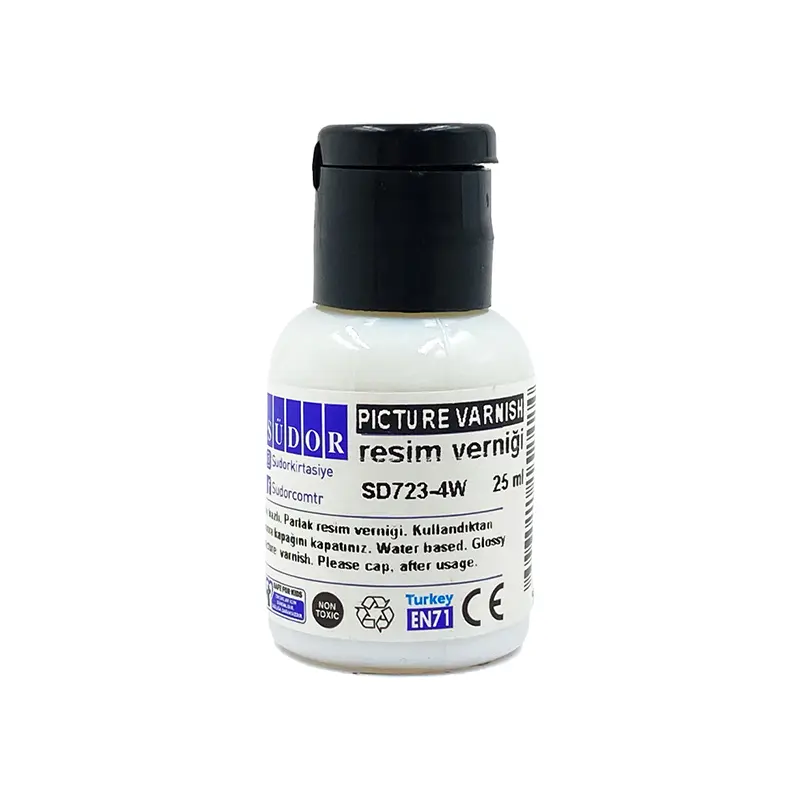 Südor SD723 Su Bazlı Resim Verniği 25 ML x 12 Li Kutu