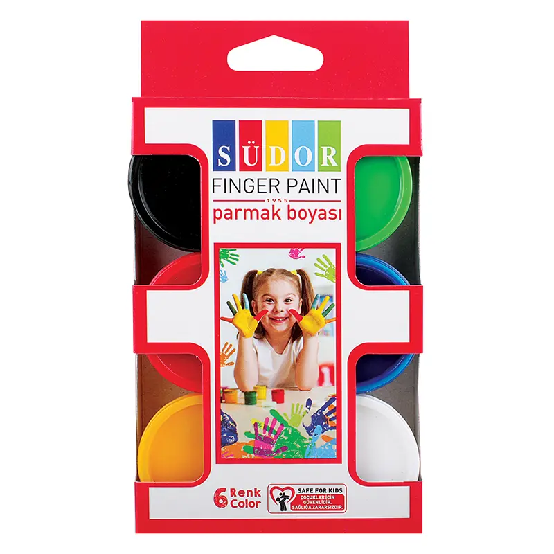 Südor SD822 Parmak Boyası Takım 30 ML x 6 Renk