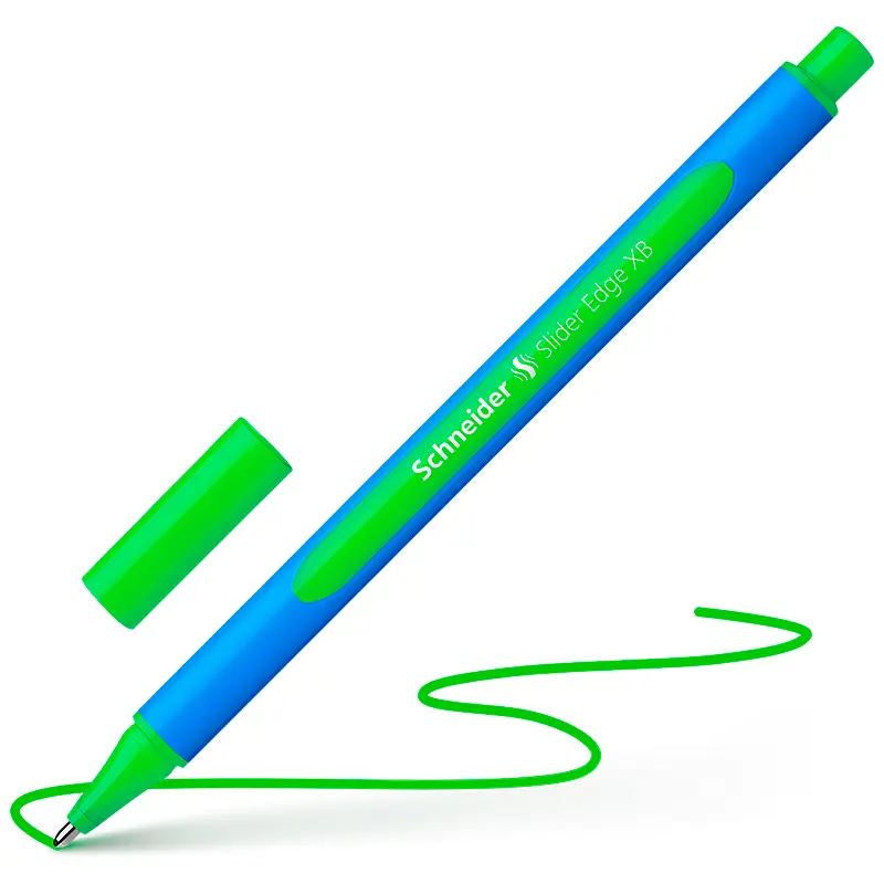 Schneider 152204 Slider Edge XB Tükenmez Kalem Yeşil x 10 Lu Kutu