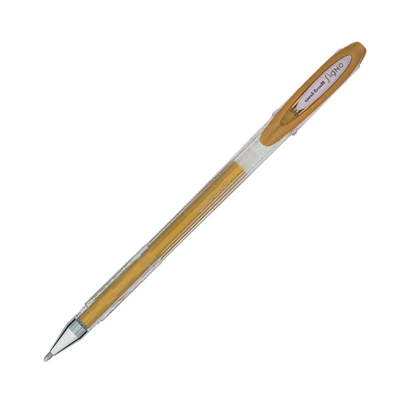 Uniball Signo Noble Metal Jel Kalem 0.8mm Altın x 12 Li Kutu