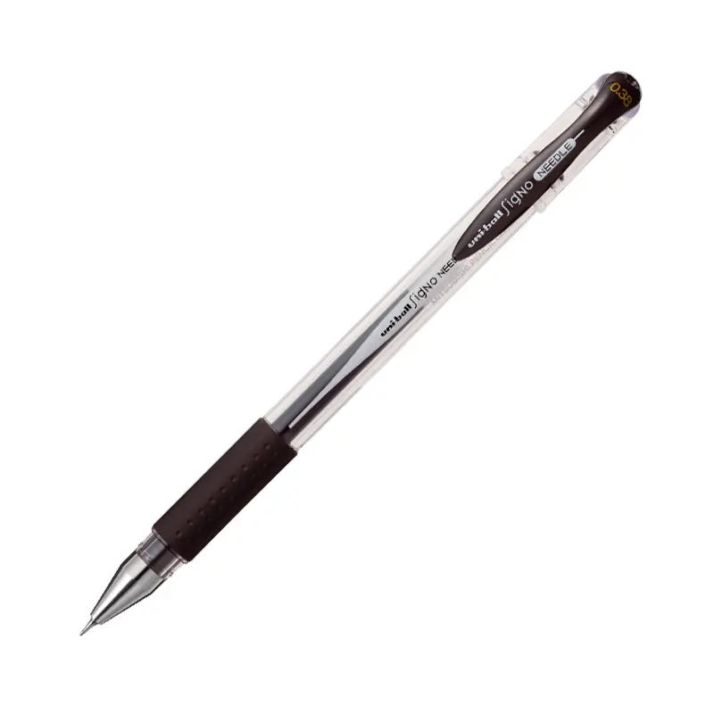 Uniball Signo Needle İğne Uç Jel Roller Kalem 0.38mm Siyah x 10 Lu Kutu