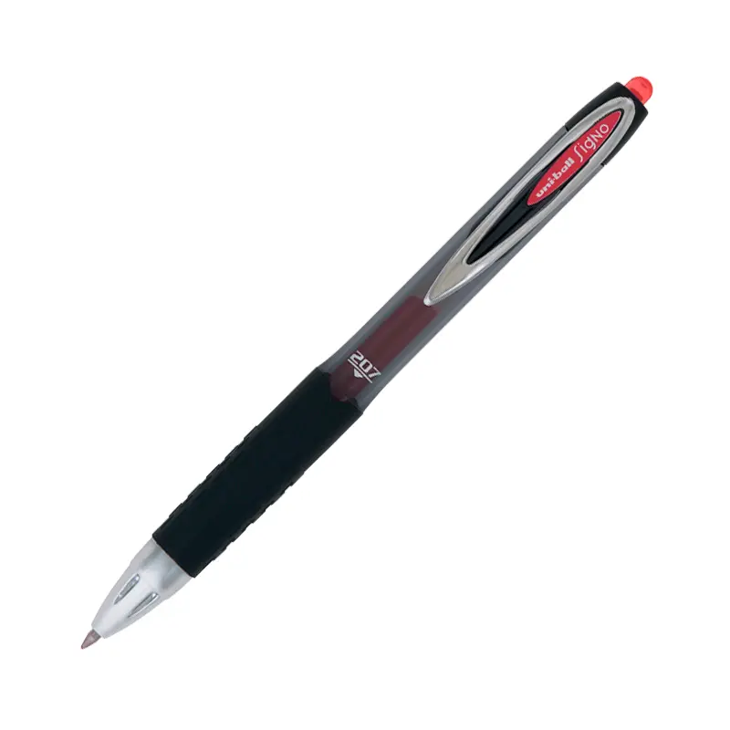 Uni-Ball Signo 207 Mekanik Jel Roller Kalem 0.7mm Kırmızı x 12 Li Kutu