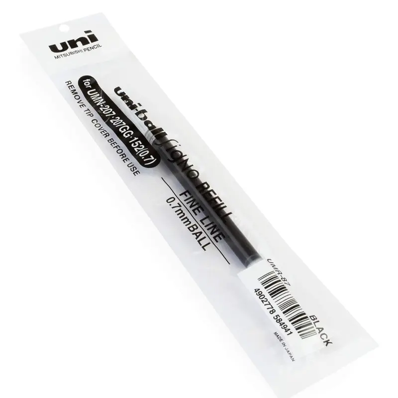 Uni-Ball Signo 207 0.7mm Jel Kalem Yedeği Siyah x 12 Li Kutu